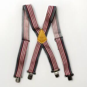 American Flag Red/White/Blue Stars & Stripes Suspenders Americas Choice July 4th